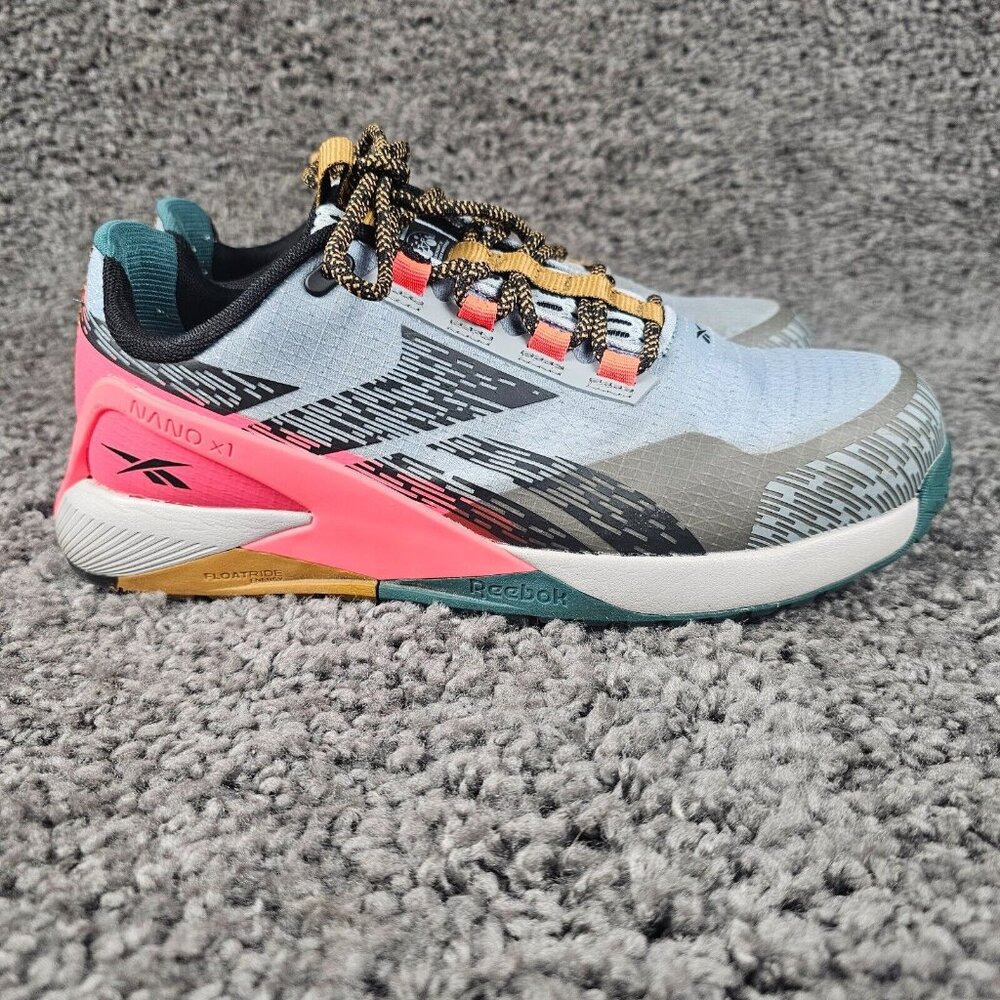 Reebok Nano X1 Adventure Work Shoes Womens 9W Steel Toe Oil Resistant Workwear